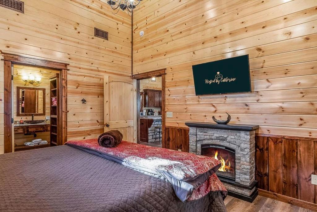 Large Luxury 2Br Cabin W Hot Tub Double Trouble Was Designed For Fun Comfort And Memories Minutes From Buzzling Hochatown And Beautiful Beaver Bend State Park Broken Bow Exterior photo